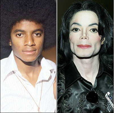 Michael Jackson en dos facetas